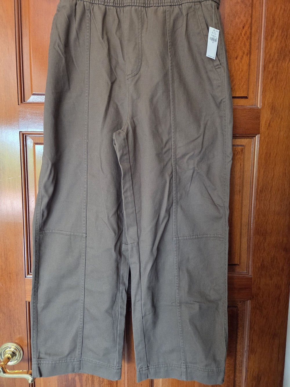 Old Navy Women's Brown Wide-Leg Track Pants